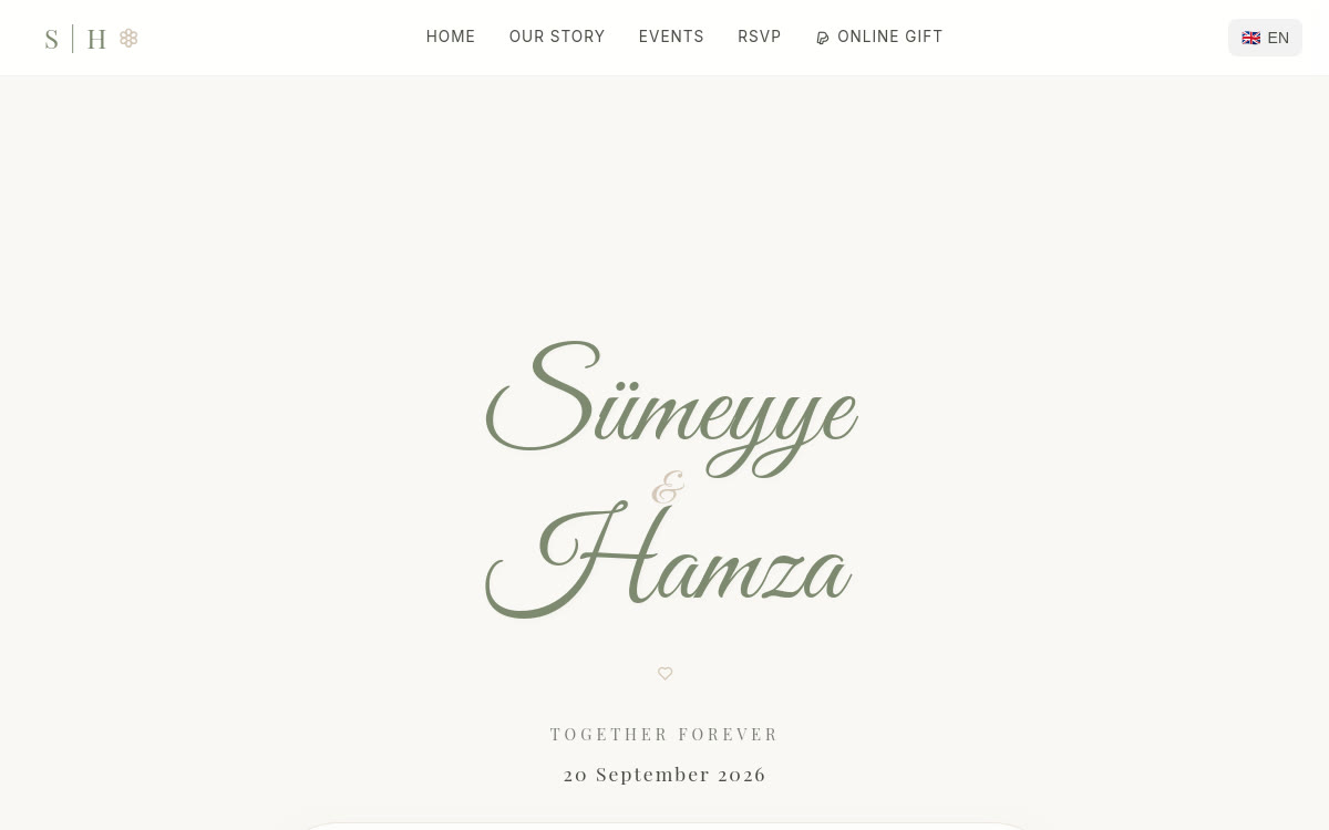 Sümeyye ve Hamza web sitesi